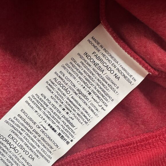 Oklahoma Sooners Crewneck Sweatshirt Men’s M Crimson Logo Spellout Captivating - Picture 6 of 10